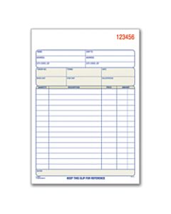 Adams Carbonless Order Books, 5 9/16in x 7 15/16in, Pack Of 50 Forms