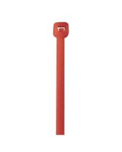 Office Depot Brand Color Cable Ties, 14in, Fluorescent Red, Case Of 1,000
