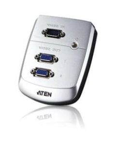 Aten VS82 2-port VGA Video Splitter - 1 x Computer, 2 x Monitor - 1600 x 1200 @ 60Hz - XGA, SVGA, UXGA