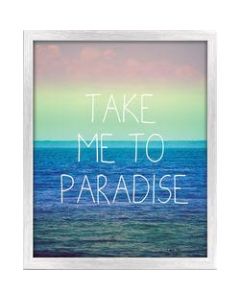 PTM Images Framed Art, Paradise, 20 1/2inH x 17 1/2inW