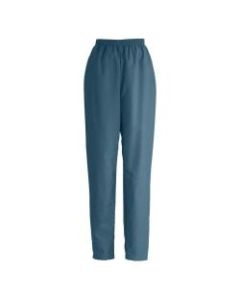 Medline ComfortEase Ladies Elastic-Waist Polyester Scrub Pants, X-Small, Caribbean Blue