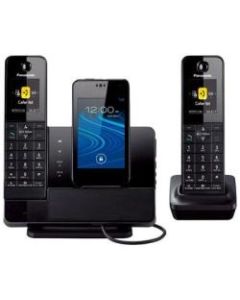 Panasonic Link2Cell Bluetooth Smartphone Integration System With 2 Cordless Handsets, KX-PRD262B