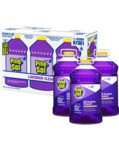Pine-Sol Lavender Cleaner, 144 Oz Bottle, Case Of 3