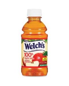 Welchs Apple Juice 10Oz 24 Per Carton - Ready-to-Drink - Apple Flavor - 10 fl oz (296 mL) - Bottle - 24 / Carton
