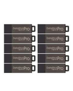 Centon DataStick Pro USB Flash Drives, USB 2.0, 2GB, Gray, Pack Of 100, S1-U2P1-2G100PK