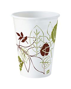 Dixie Paper Hot Cups, 12 Oz., Pathways, Carton Of 500
