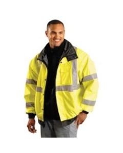 OccuNomix Polyester Bomber Jacket, X-Large, Yellow