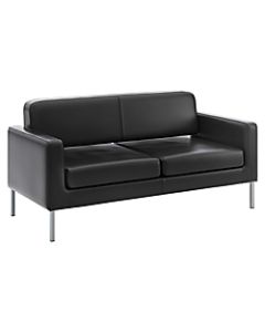 HON Corral Bonded Leather Sofa, Black