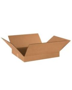 Office Depot Brand Corrugated Boxes, Flat, 2inH x 16inW x 18inD, Kraft, Pack Of 25