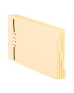Pendaflex End-Tab Folder Dividers With Fasteners, 8 1/2in x 11in, Letter Size, Manila, Pack Of 50 Dividers