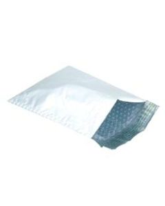 Office Depot Brand Bubble Lined Poly Mailers, 8 1/2in x 12in, White, Box Of 25