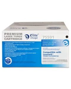 Elite Image Remanufactured Black Toner Cartridge Replacement For Lexmark T650H11A