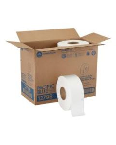 Pacific Blue Basic by GP PRO Jumbo Jr. 2-Ply High-Capacity Toilet Paper, Pack Of 8 Rolls