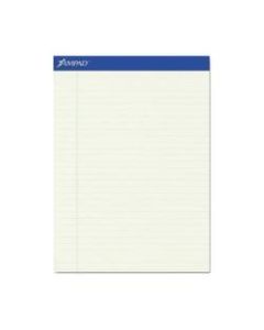 Ampad Top-bound Green Tint Ruled Writing Pads - 50 Sheets - 20 lb Basis Weight - 8 1/2in x 11 3/4in - 0.3in x 8.5in11.8in - Green Tint Paper - Micro Perforated, Easy Tear, Chipboard Backing - 1Dozen