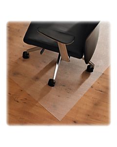 Floortex Cleartex XXL Ultmat Polycarbonate Chair Mat For Hard Floors/Low-Pile Carpet, 79in x 60in, Clear