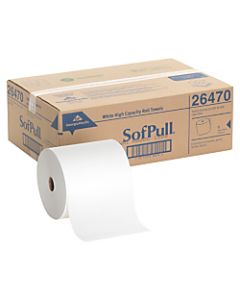 SofPull by GP PRO Mechanical Hardwound 1-Ply Paper Towels, 100% Recycled, Pack Of 6 Rolls