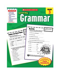 Scholastic Success With: Grammar Workbook, Grade 3