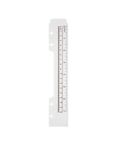 TUL Discbound Plastic Ruler, 7in, Clear