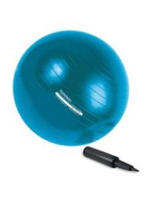 PurAthletics Burst Resistant Exercise Ball, 65cm/26in, Blue