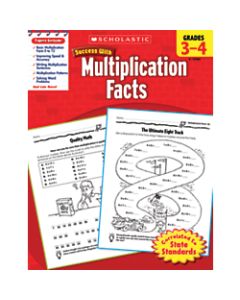 Scholastic Success With: Multiplication Facts Workbook, Grades 3-4