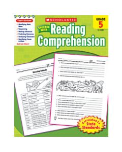 Scholastic Success With: Reading Comprehension Workbook, Grade 5