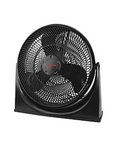 Honeywell Turbo Force 18in 3-Speed Floor Fan, 22.87inH x 23.82inW x 6.8inD, Black
