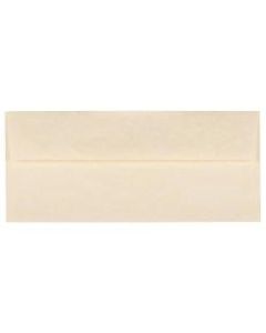 JAM Paper Booklet Envelopes, #10, Gummed Seal, 30% Recycled, Natural, Pack Of 25