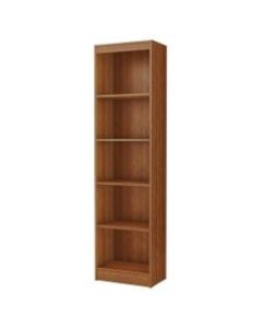 South Shore Axess 68 3/4in 5 Shelf Contemporary Bookcase, Cherry/Medium Finish, Standard Delivery