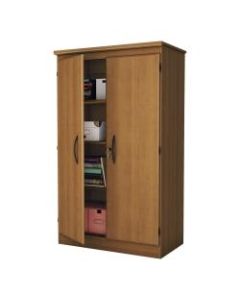 South Shore Morgan Storage Armoire, Morgan Cherry