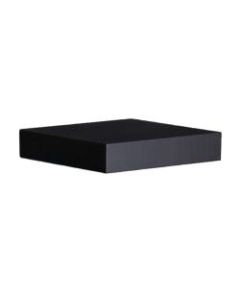 Southern Enterprises Chicago Floating Shelf, 10inW, Black