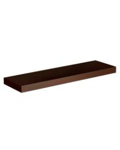 Southern Enterprises Chicago Floating Shelf, 2inH x 36inW x 10inD, Espresso