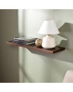 Southern Enterprises Aspen Floating Shelf, 36inW, Chocolate