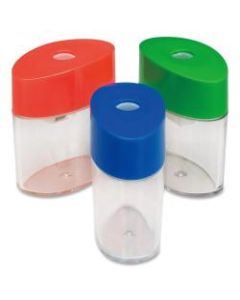 Integra Plastic Sharpener, 2 1/8inH, Assorted Colors