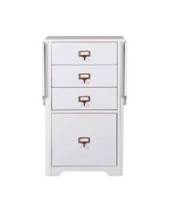 SEI Fold-Out Open Organizer And Craft Desk, White