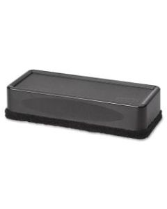 Lorell Whiteboard Eraser, 2 3/16inW x 5 3/16inL, Black