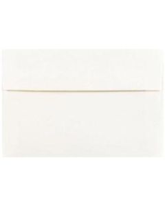 JAM Paper Booklet Invitation Envelopes, A8, Gummed Seal, 30% Recycled, White, Pack Of 25