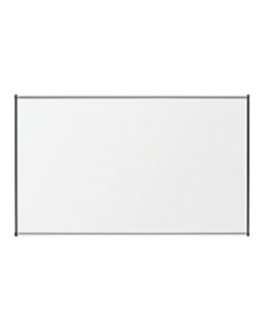 Lorell Porcelain Unframed Dry-Erase Whiteboard, 48in x 72in, Satin Aluminum Frame