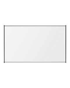 Lorell Porcelain Unframed Dry-Erase Whiteboard, 96in x 48in, Satin Aluminum Frame