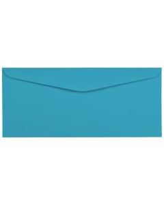 JAM Paper Booklet Envelopes, #9, Gummed Seal, Blue, Pack Of 50