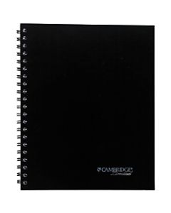 Mead Cambridge Limited Quicknotes Notebook, 8 1/2in x 11in, College Ruled, 96 Sheets, Black