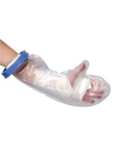 DMI Waterproof Cast And Bandage Protector, Adult Short Arm, 22in, Clear