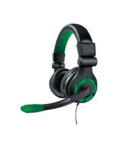 DreamGear Xbox One Wired Gaming Headset, Green, GRX-340