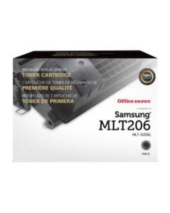 Office Depot Brand ODMLT206 Remanufactured Black Toner Cartridge Replacement for Samsung MLT-206