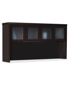 Mayline Aberdeen AHG72 Hutch - 39.1in x 72in x 15in - 4 x Door(s) - Durable - Mocha - Assembly Required