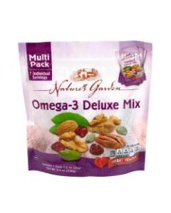 Natures Garden Omega-3 Deluxe Mix, 1.2 oz, 7 Count, 6 Pack