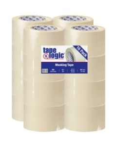 Tape Logic 2600 Masking Tape, 3in Core, 3in x 180ft, Natural, Pack Of 16