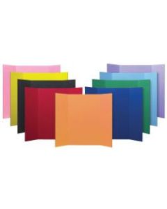 Flipside Corrugated Project Boards, 48in x 36in, 9 Assorted Colors, Pack Of 24
