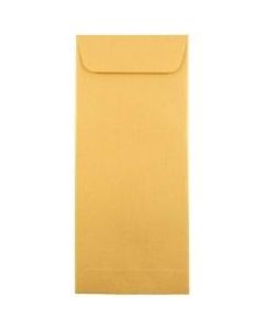 JAM Paper #10 Policy Envelopes, Button & String, Gold Stardream Metallic, Pack Of 25