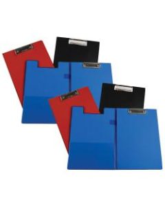 C-Line Clipboard Folders, 9in x 12 1/2in, Assorted Colors, Pack Of 6