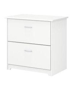 Bush Business Furniture Cabot 30-1/4inW Lateral 2-Drawer File Cabinet, White, Standard Delivery